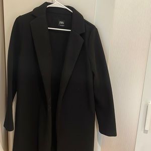 Black Zara coat , size: M